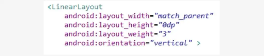 И у этого элемента layoutwidth установлен matchparent И layoutheight 0 - фото 79