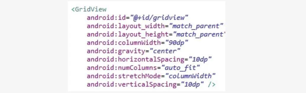 Теперь откроем файл GridLayoutActivity Там вы видите что определен список - фото 83