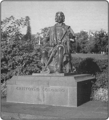 Памятник Христофору Колумбу в Фуншале остров Мадейра Современная фотография - фото 63
