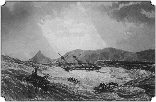 Иоганн Якоб Мейер Кораблекрушение вблизи мыса Горн 1840 г Ветер от - фото 79