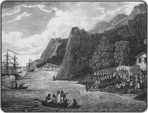 Прибытие Джона Мерса в гавань острова Нутка Рисунок 1790 г 29 августа - фото 141