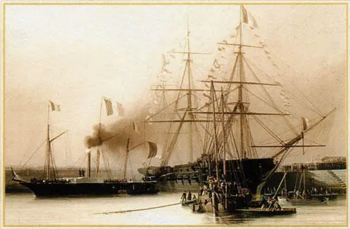 Антуан Леон МорельФатио Фрегат La Belle Poule 1840 г В 1771 г - фото 233