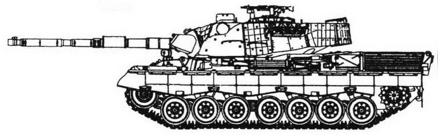 Leopard 1А1А1 Leopard 1А4 1974 г шестая серийная партия Объединенная - фото 21