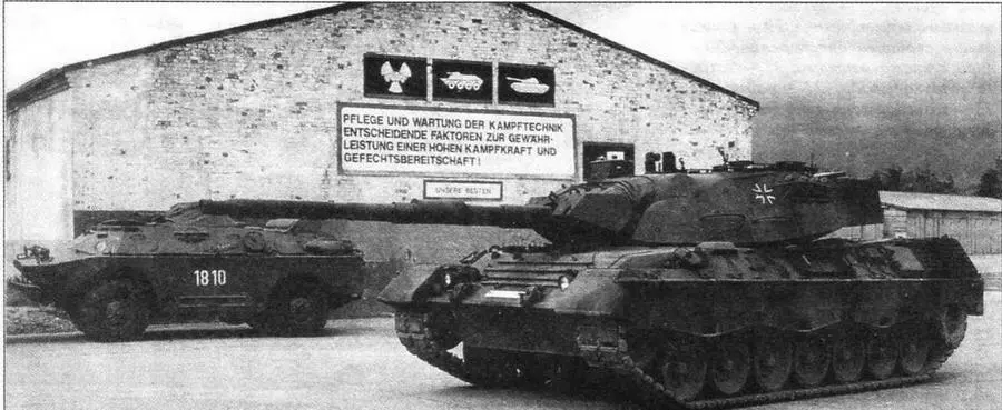 Основной боевой танк Leopard 1А5 из 403го танкового батальона Pz Btl403 - фото 23