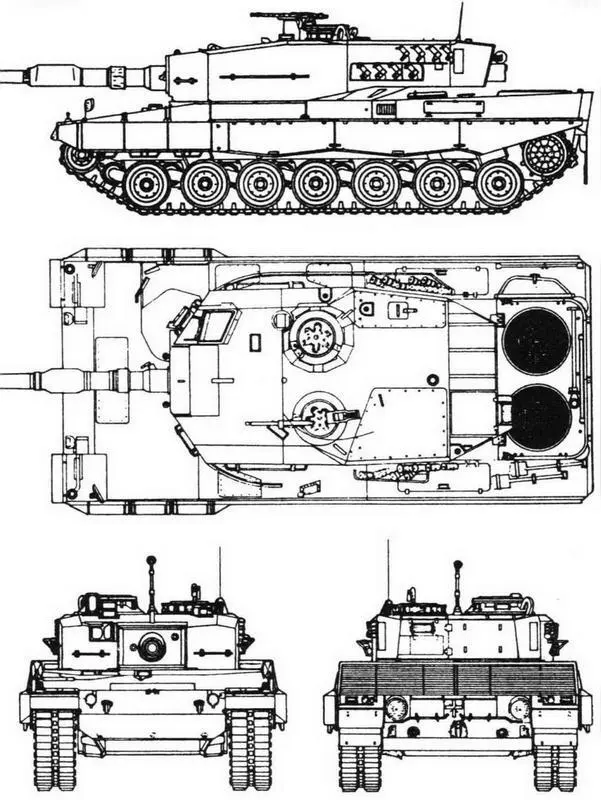 Leopard 2 Leopard 2А5 Первый серийный танк Леопард 2 был передан - фото 26