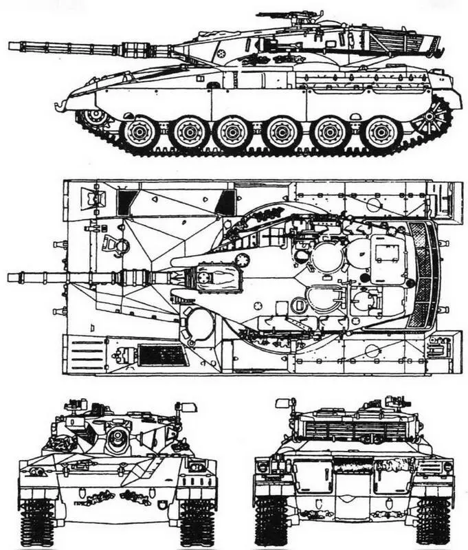 Merkava Mk 1 Merkava Mk 2 Merkava Mk 3 Первый публичный показ танка - фото 30