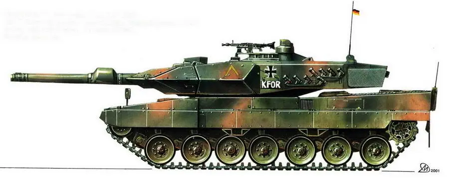 Основной боевой танк Leopard 2А5 214й танковый батальон бундесвера - фото 53