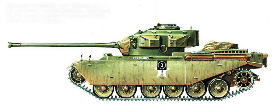 Средний пушечный танк Centurion Mk 3 Эскадрон С 8го Собственного Его - фото 54