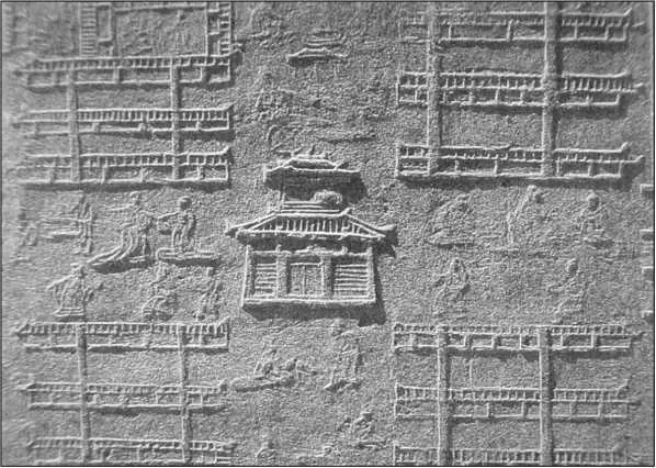 Рис 6 Сеть торговых рядов на базарной площади в Чэнду с башней посередине - фото 15