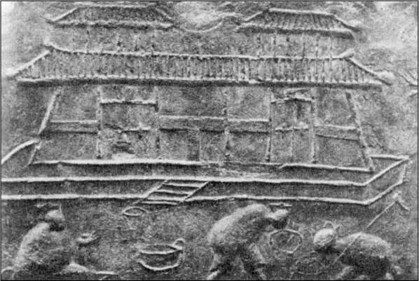 Рис 12 Изображение сидящего землевладельца и его слуги ссыпающего зерно в - фото 24