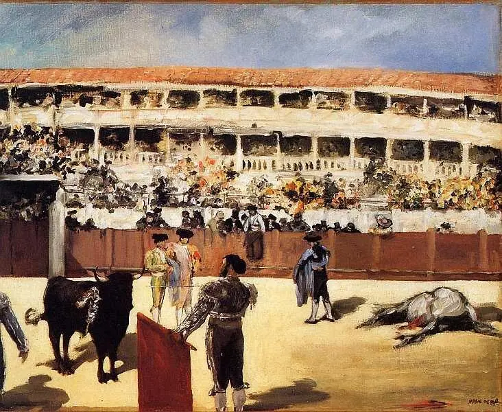 Эдуард Мане 18321883 Бой быков 18651866 Холст масло 48x604 Эдуард Мане - фото 31