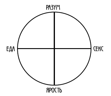 Рис 1Суточный цикл разделенный на четыре периода в виде креста Рассмотрение - фото 4