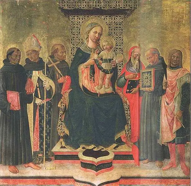 Доменико ди Микелино 14171491 Мадонна с Младенцем и святыми Около - фото 34