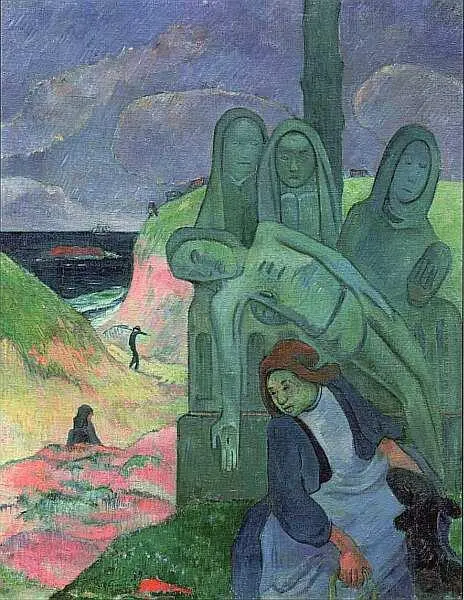 Поль Гоген 18481903 Зеленый Христос 1889 Холст масло 92x735 Источниками - фото 78
