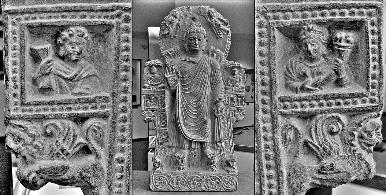 Рис 116 Каменный грекобуддийский барельеф из Гандары Gandhara - фото 120