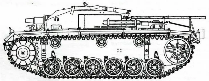 StuG III AusfB StuG III AusfE В 1937 году на шасси танков PzNI AusfB - фото 6