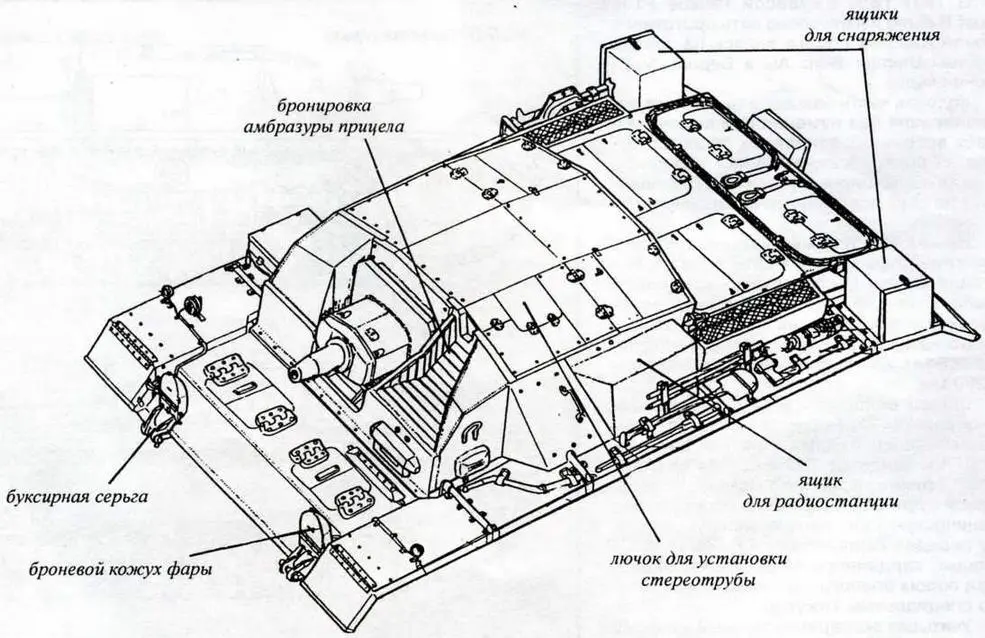 Характерные особенности штурмового орудия StuG III AusfA Форма бронировки - фото 8