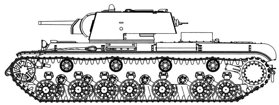 КВ3 с башней КВ1 Кадр кинохроники танк КВ220 слева с башней от КВ1 в - фото 54