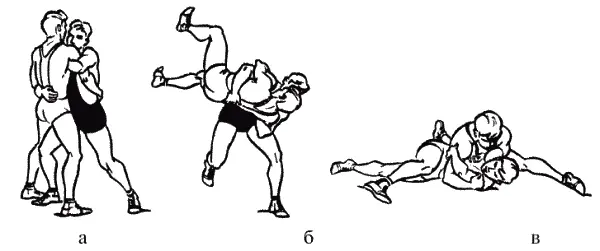 Рис 117Бросок разгибаясь с обхватом туловища с рукой сбоку Рис - фото 32