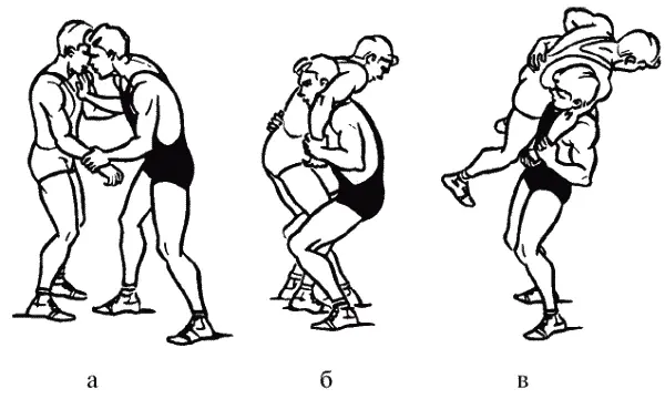 Рис 119Бросок разгибаясь с захватом руки через плечи Благоприятные ситуации - фото 34