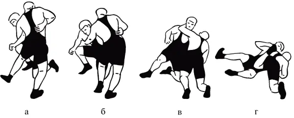 Рис 133Полунаклон набеганием при одноименной взаимной стойке ближнее колено - фото 49