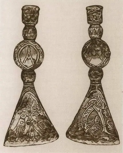 Декоративный топорик XII века топорик Андрея Боголюбского Лицевая и - фото 41