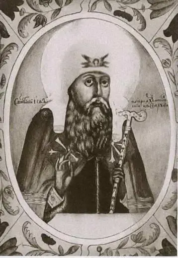Патриарх Иов Портреты из Титулярника 1672 г Храм Святого Ермолая на - фото 8