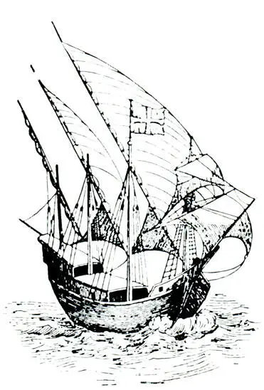 3 Легкий быстроходный корабль каравелла XV века 4 Египетский корабль - фото 27