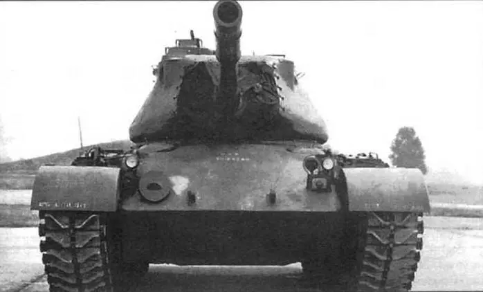 Средний танк М47 раннего выпуска во время испытаний в ФортНоксе На зтой - фото 24