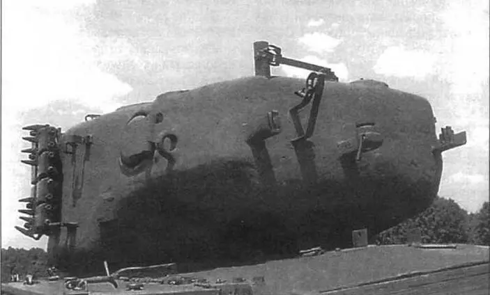 Литая башня М26 Вид с корны Хорошо видны крепления для установки и перевозки - фото 34