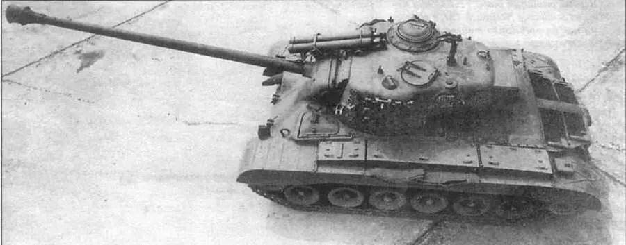 Второй опытный экземпляр танка Т26Е4 На крыше башни установлены два - фото 9