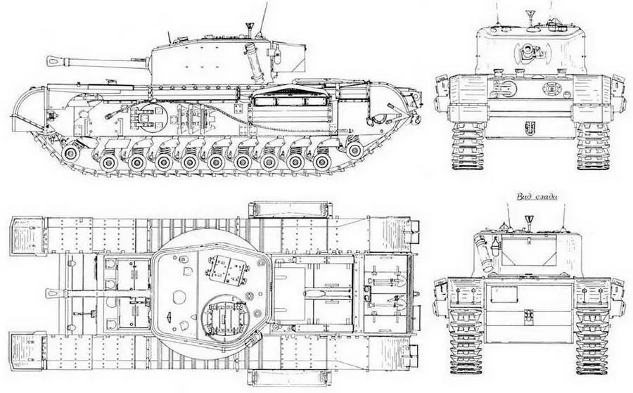 Infantry Tank Mk IV Churchill VII ТАКТИКОТЕХНИЧЕСКИЕ ХАРАКТЕРИСТИКИ ПЕХОТНОГО - фото 33