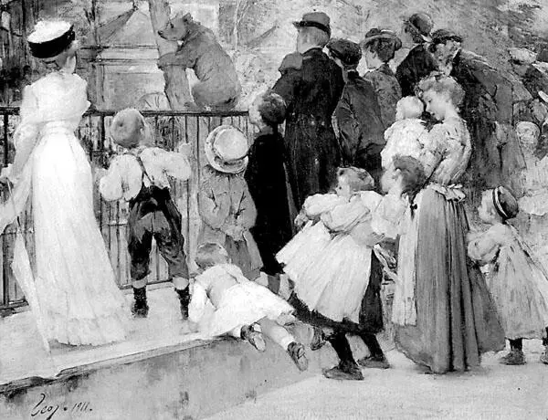 Жоффруа Генри Жюль Жан В ботаническом саду 1911 г Внутренний двор Сорбонны - фото 11