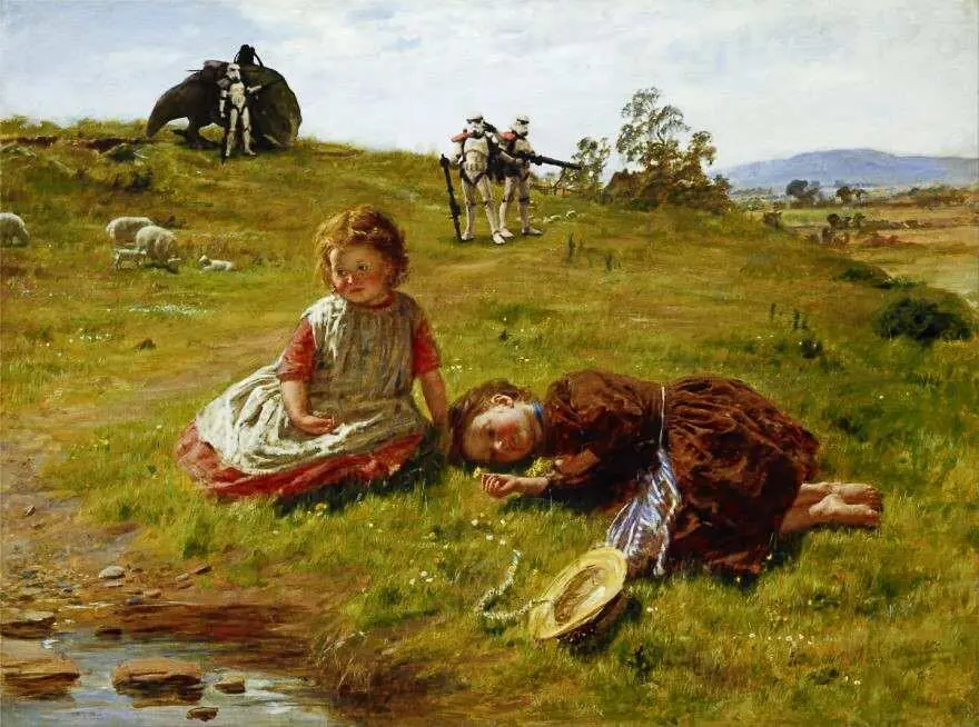 Уильям Мактаггарт 18351910 Весна 1864 Холст масло 451x604 Известный - фото 56
