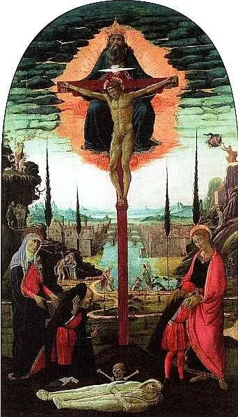Якопо дель Селлайо 14421493 Вотивный запрестольный образ Троица - фото 10
