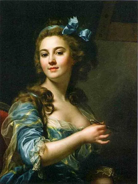 Мари Габриель Капет 17611818 Автопортрет Около 1783 Холст масло - фото 52