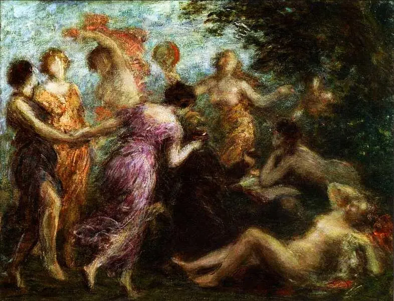 Анри ФантенЛатур 18361904 Искушение святого Антония Без даты Холст - фото 57