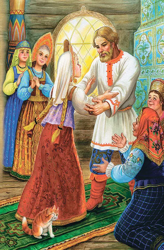 И когда пришёл настоящий час стало у молодой купецкой дочери красавицы - фото 86