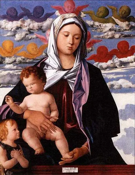 Джованни Беллини 14301516 Мадонна с Младенцем и Иоанном Крестителем - фото 10