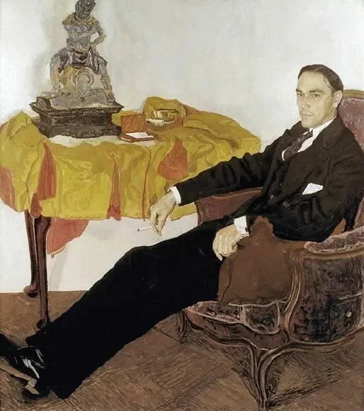 Портрет Михаила Терещенко Художник Александр Головин 1910 год музей Дом - фото 3