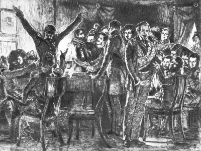 Собрание у К Ф Рылеева накануне восстания 14 декабря 1825 года С рисунка Д - фото 64
