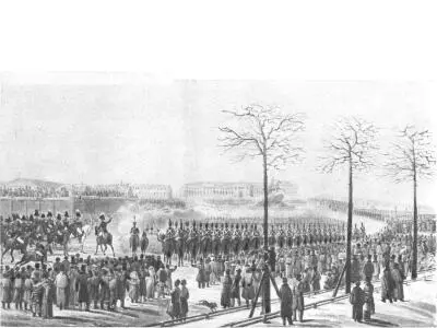 Восстание 14 декабря 1825 года на Сенатской площади в Петербурге С акварели - фото 66