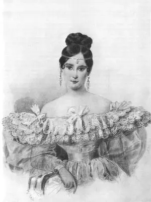 Наталья Николаевна Пушкина С акварели А Брюллова В декабрьский вечер 1828 - фото 91