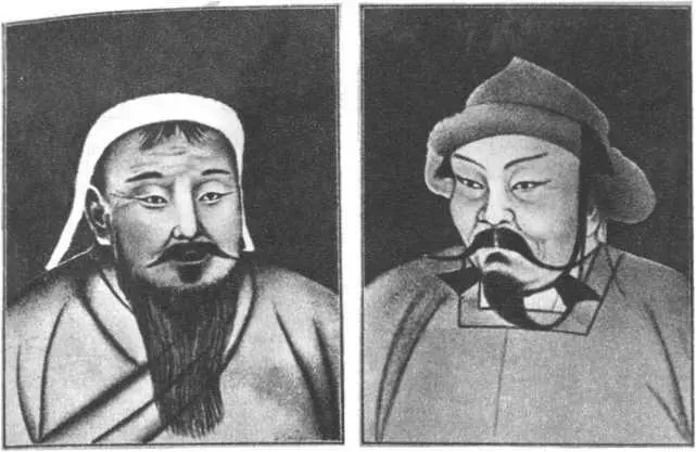 Чингисхан Китайский рисунок XIII в Угадэйхаи второй великий - фото 8