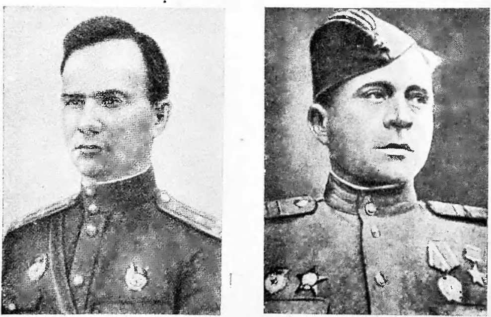 М В ОнучинА В Щербак В А Микуцкий в центре среди офицеров службы - фото 29