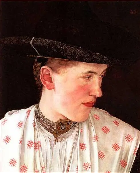 Вильгельм Лейбл Портрет крестьянской девушки Около 1880 Мориц фон Швинд - фото 30