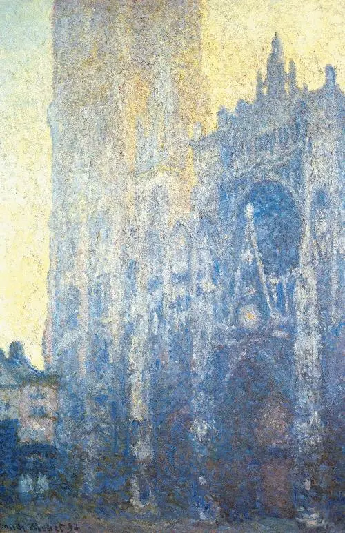 Клод Моне Руанский собор фасад и башня Альбане туманный день 18921894 - фото 76