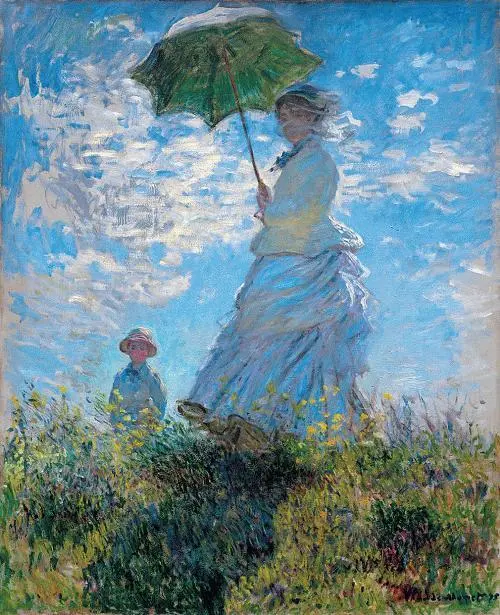 Клод Моне Прогулка Женщина с зонтиком 1875 Национальная галерея искусства - фото 78