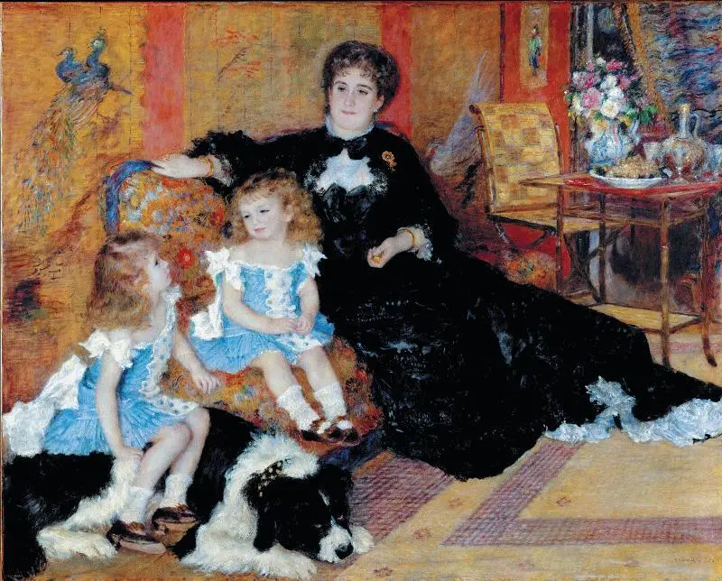 Пьер Огюст Ренуар Портрет мадам Шарпантье с детьми 1878 Метрополитенмузей - фото 81