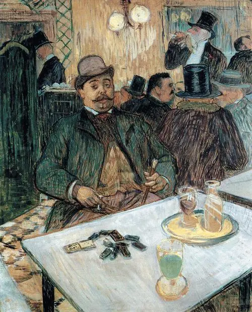 Анри де ТулузЛотрек Господин Буало в кафе 1893 Музей искусств Кливленд - фото 89